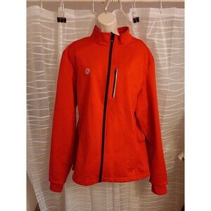 Przewalski Cycling Jacket Red Thermal Running Windproof Pockets Zip MENS SZ XXL